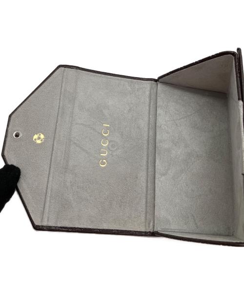 GUCCI（グッチ）GUCCI (グッチ) ラブリーハート サングラス パープル サイズ:62□13-120の古着・服飾アイテム