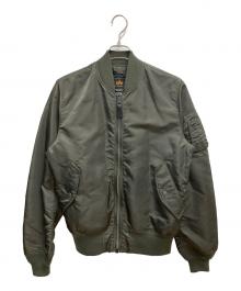 ALPHA INDUSTRIES（アルファインダストリーズ）の古着「MA-1ジャケット」｜カーキ