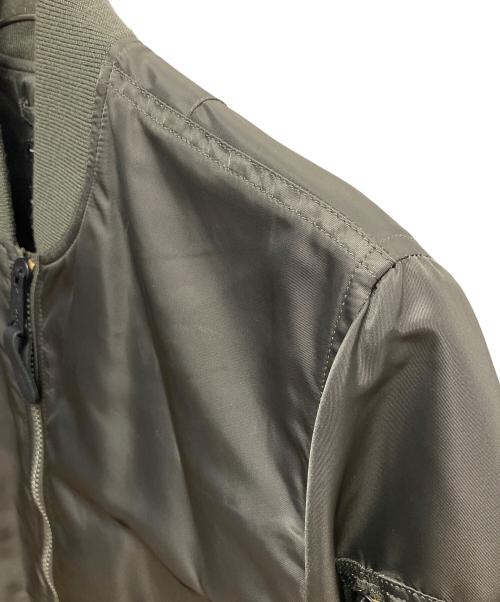 ALPHA INDUSTRIES（アルファインダストリーズ）ALPHA INDUSTRIES (アルファインダストリーズ) MA-1ジャケット カーキ サイズ:SIZE Mの古着・服飾アイテム