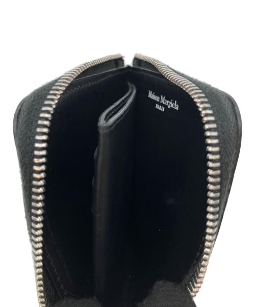 Maison Margiela（メゾンマルジェラ）Maison Margiela (メゾンマルジェラ) L字ファスナー財布 ブラックの古着・服飾アイテム