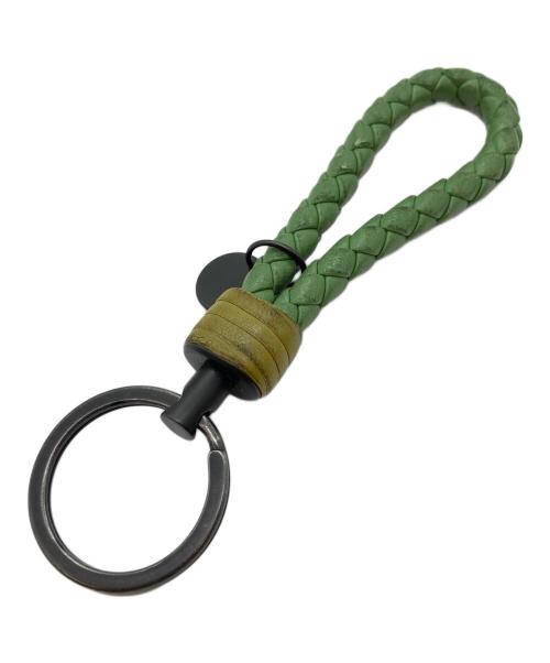 BOTTEGA VENETA（ボッテガベネタ）BOTTEGA VENETA (ボッテガベネタ) キーリング 黄緑の古着・服飾アイテム