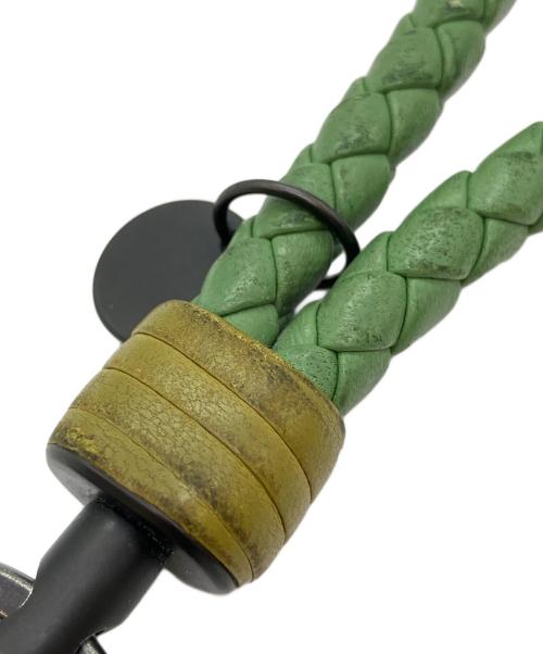 BOTTEGA VENETA（ボッテガベネタ）BOTTEGA VENETA (ボッテガベネタ) キーリング 黄緑の古着・服飾アイテム