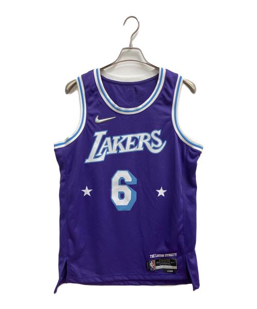 NIKE（ナイキ）NIKE (ナイキ) タンクトップ パープル×ホワイト サイズ:SIZE Lの古着・服飾アイテム