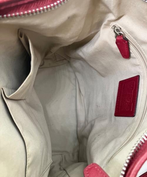 COACH（コーチ）COACH (コーチ) ショルダーバッグ レッドの古着・服飾アイテム