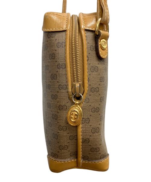 GUCCI（グッチ）GUCCI (グッチ) マイクロGG ショルダーバッグ ブラウンの古着・服飾アイテム