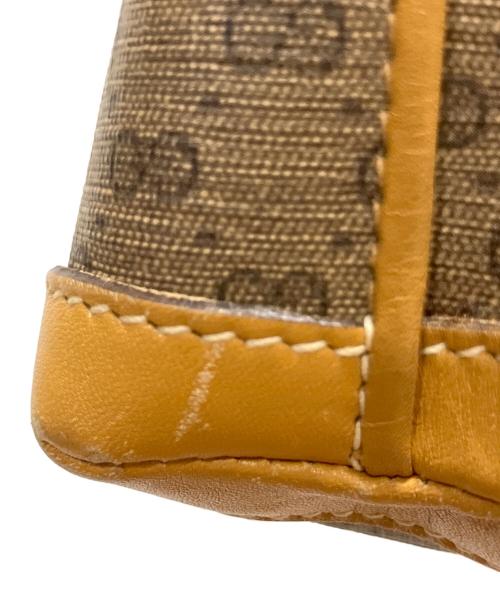 GUCCI（グッチ）GUCCI (グッチ) マイクロGG ショルダーバッグ ブラウンの古着・服飾アイテム