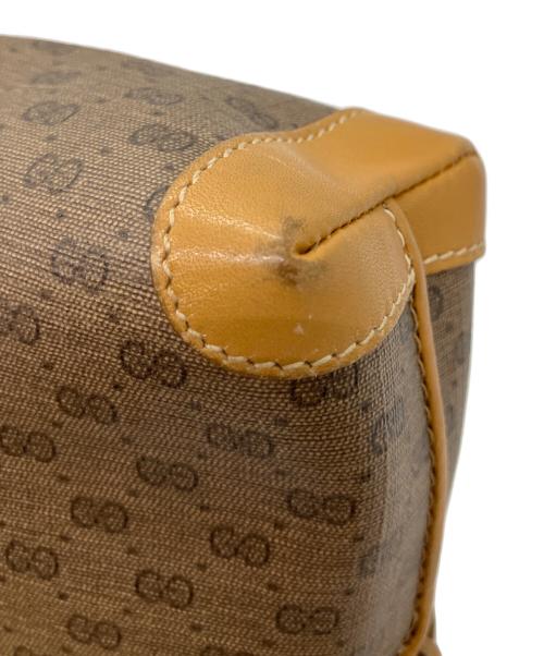 GUCCI（グッチ）GUCCI (グッチ) マイクロGG ショルダーバッグ ブラウンの古着・服飾アイテム