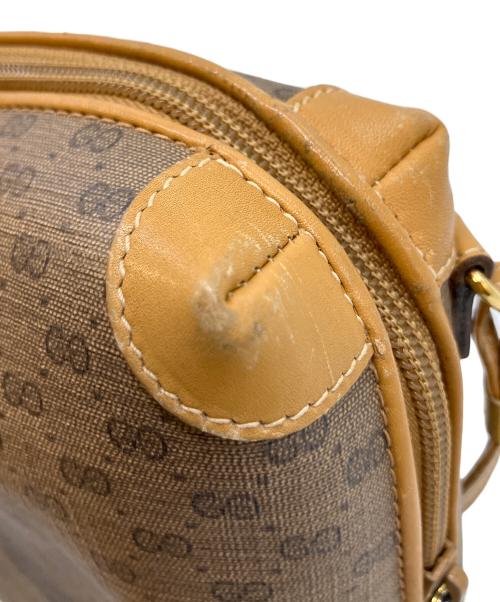 GUCCI（グッチ）GUCCI (グッチ) マイクロGG ショルダーバッグ ブラウンの古着・服飾アイテム