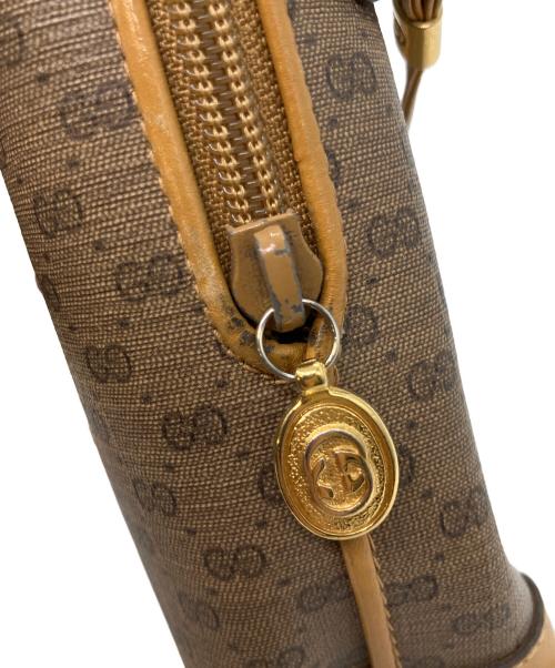 GUCCI（グッチ）GUCCI (グッチ) マイクロGG ショルダーバッグ ブラウンの古着・服飾アイテム