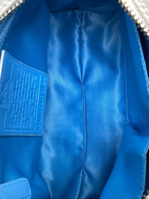 COACH（コーチ）COACH (コーチ) ヘリテージ ストライプ スモール ドームド サッチェル ハンドバッグ ブラック×ホワイトの古着・服飾アイテム