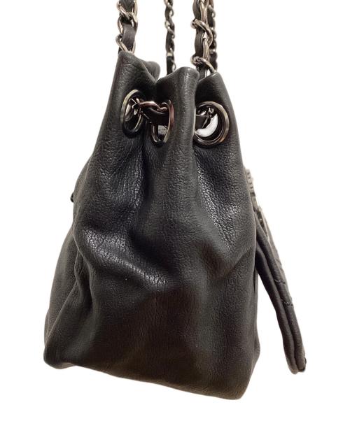 CHANEL（シャネル）CHANEL (シャネル) ココマーク ダイヤステッチチェーンショルダーバッグ ブラックの古着・服飾アイテム
