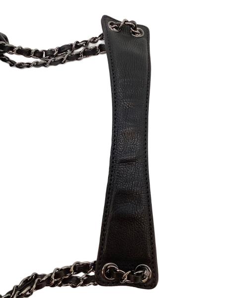 CHANEL（シャネル）CHANEL (シャネル) ココマーク ダイヤステッチチェーンショルダーバッグ ブラックの古着・服飾アイテム