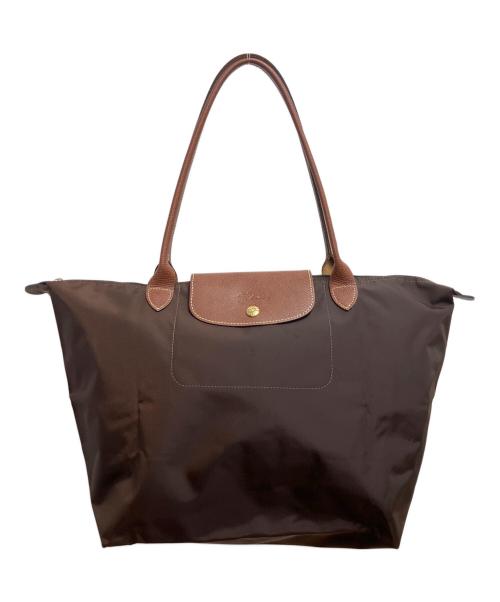 LONGCHAMP（ロンシャン）LONGCHAMP (ロンシャン) トートバッグ ブラウンの古着・服飾アイテム