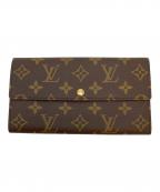 LOUIS VUITTONルイ ヴィトン）の古着「モノグラム　長財布」｜ブラウン