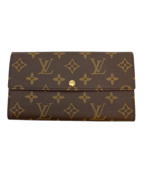 LOUIS VUITTON（ルイ ヴィトン）LOUIS VUITTON (ルイ ヴィトン) モノグラム　長財布 ブラウンの古着・服飾アイテム