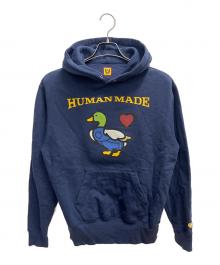 HUMAN MADE（ヒューマンメイド）の古着「DUCK HOODIE　プルオーバーパーカー」｜ネイビー