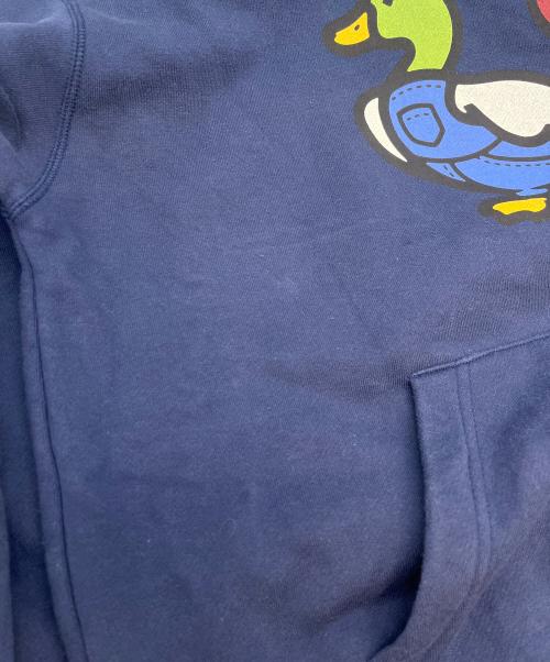 HUMAN MADE（ヒューマンメイド）HUMAN MADE (ヒューマンメイド) DUCK HOODIE　プルオーバーパーカー ネイビー サイズ:SIZE Sの古着・服飾アイテム
