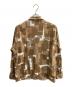 PHINGERIN (フィンガリン) NIGHT SHIRT NEL OVERLAYED SQUARES 長袖シャツ ブラウン サイズ:SIZE S：8000円