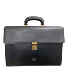 LOEWE（ロエベ）の古着「アナグラム ブリーフケース」｜ブラック