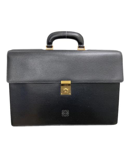 LOEWE（ロエベ）LOEWE (ロエベ) アナグラム ブリーフケース ブラックの古着・服飾アイテム