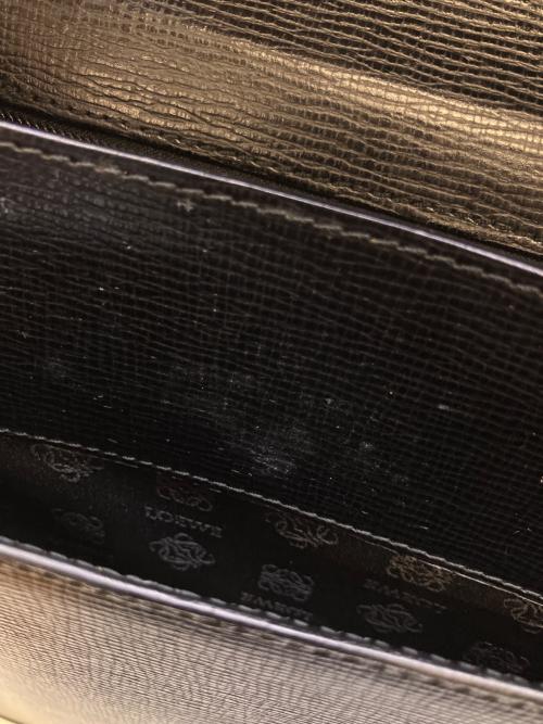 LOEWE（ロエベ）LOEWE (ロエベ) アナグラム ブリーフケース ブラックの古着・服飾アイテム
