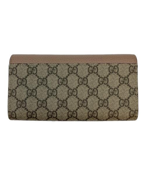 GUCCI（グッチ）GUCCI (グッチ) ダブルG バイカラー コンチネンタルウォレットの古着・服飾アイテム