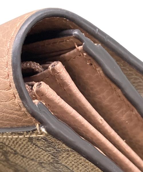 GUCCI（グッチ）GUCCI (グッチ) ダブルG バイカラー コンチネンタルウォレットの古着・服飾アイテム