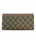 GUCCI (グッチ) ダブルG バイカラー コンチネンタルウォレット：35000円