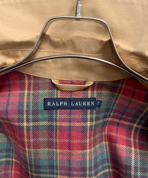 RALPH LAUREN（ラルフローレン）RALPH LAUREN (ラルフローレン) ステンカラーコート ベージュ サイズ:SIZE 7号の古着・服飾アイテム
