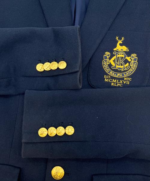 POLO RALPH LAUREN（ポロ・ラルフローレン）POLO RALPH LAUREN (ポロ・ラルフローレン) テーラードジャケット ネイビー サイズ:SIZE 6の古着・服飾アイテム