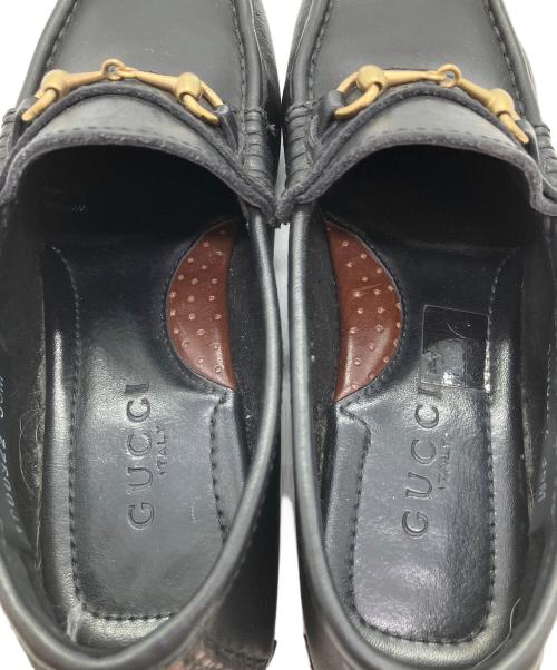 GUCCI（グッチ）GUCCI (グッチ) ビットローファー ブラック サイズ:SIZE 3.5Mの古着・服飾アイテム