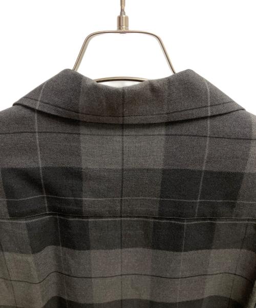 WACKO MARIA（ワコマリア）WACKO MARIA (ワコマリア) オンブレチェックオープンカラーシャツ ブラック×グレー サイズ:SIZE Lの古着・服飾アイテム