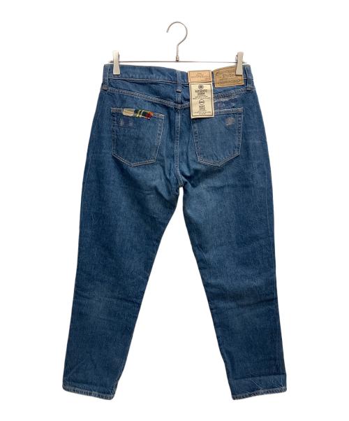 POLO RALPH LAUREN（ポロ・ラルフローレン）POLO RALPH LAUREN (ポロ・ラルフローレン) SLIM BOYFRIEND デニムパンツ インディゴ サイズ:SIZE 66cm (W26) 未使用品の古着・服飾アイテム
