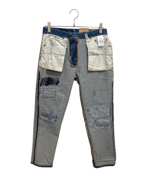 POLO RALPH LAUREN（ポロ・ラルフローレン）POLO RALPH LAUREN (ポロ・ラルフローレン) SLIM BOYFRIEND デニムパンツ インディゴ サイズ:SIZE 66cm (W26) 未使用品の古着・服飾アイテム