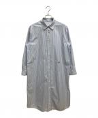 A.P.C.×LACOSTEアーペーセー×ラコステ）の古着「長袖ワンピース」｜ホワイト×スカイブルー