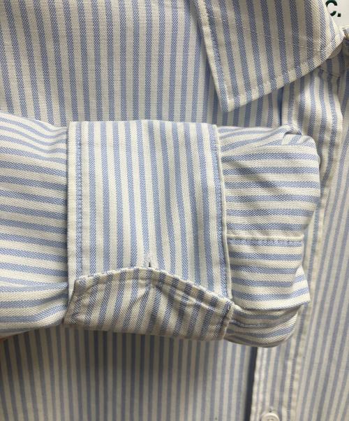 A.P.C.（アーペーセー）A.P.C. (アーペーセー) LACOSTE (ラコステ) 長袖ワンピース ホワイト×スカイブルー サイズ:SIZE Mの古着・服飾アイテム