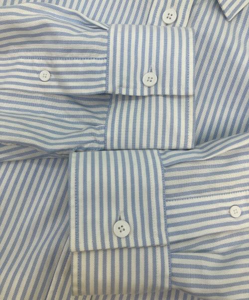 A.P.C.（アーペーセー）A.P.C. (アーペーセー) LACOSTE (ラコステ) 長袖ワンピース ホワイト×スカイブルー サイズ:SIZE Mの古着・服飾アイテム