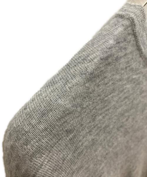 mizuiro-ind（ミズイロインド）mizuiro-ind (ミズイロインド) ハイゲージスタンドカラーワンピース 長袖ワンピース グレー サイズ:SIZE Free 未使用品の古着・服飾アイテム