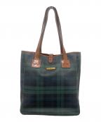 POLO RALPH LAURENポロ・ラルフローレン）の古着「トートバッグ」｜グリーン×ブラウン