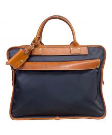 Felisi（フェリージ）の古着「ビジネスバッグ」｜ネイビー×ブラウン