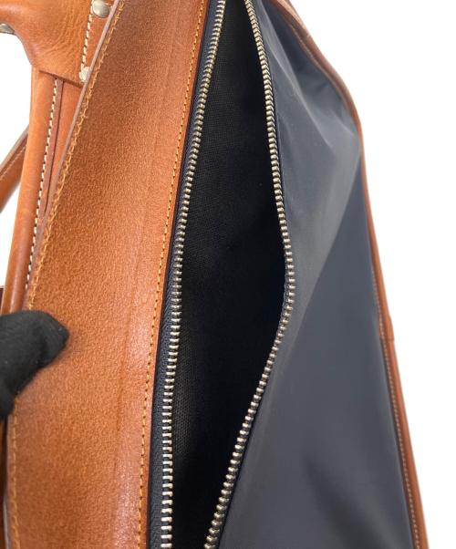 Felisi（フェリージ）Felisi (フェリージ) ビジネスバッグ ネイビー×ブラウンの古着・服飾アイテム