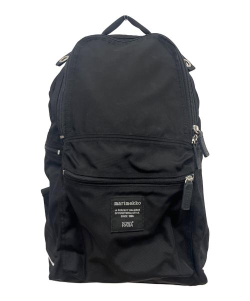 marimekko（マリメッコ）marimekko (マリメッコ) Buddy バックパック ブラックの古着・服飾アイテム