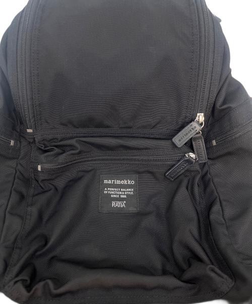 marimekko（マリメッコ）marimekko (マリメッコ) Buddy バックパック ブラックの古着・服飾アイテム