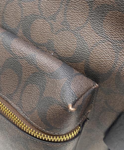 COACH（コーチ）COACH (コーチ) バックパック ブラウン×ブラックの古着・服飾アイテム