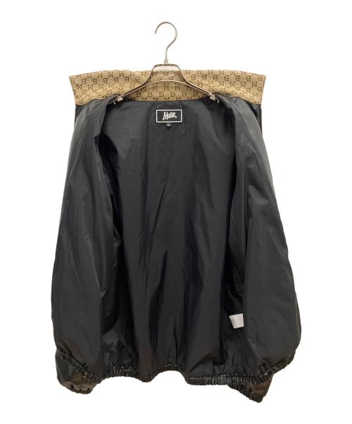 MOBB（モブ）MOBB (モブ) フェイクレザージャケット ブラック×ベージュ サイズ:SIZE XLの古着・服飾アイテム