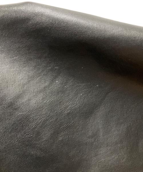 MOBB（モブ）MOBB (モブ) フェイクレザージャケット ブラック×ベージュ サイズ:SIZE XLの古着・服飾アイテム