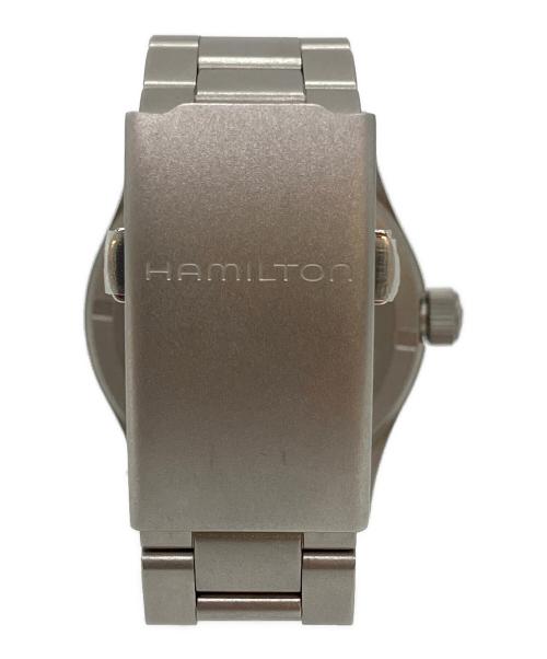 HAMILTON（ハミルトン）HAMILTON (ハミルトン) カーキフィールド　腕時計 ブラックの古着・服飾アイテム