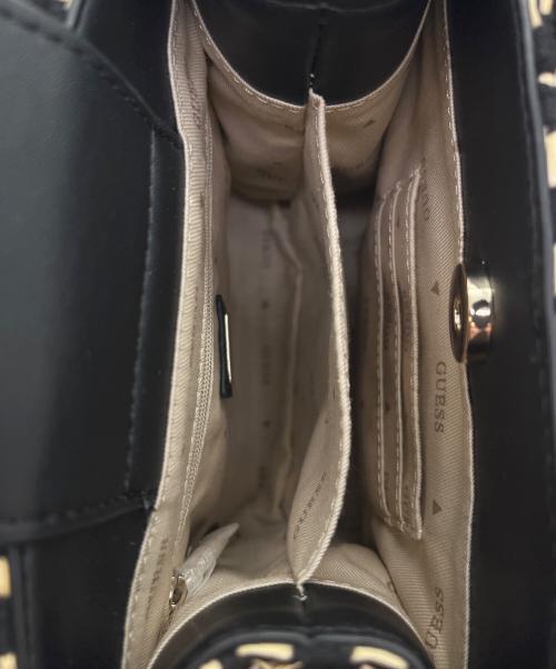 GUESS（ゲス）GUESS (ゲス) (W)SILVANA 2 Mini Tote ブラック×ベージュの古着・服飾アイテム