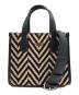 GUESS（ゲス）の古着「(W)SILVANA 2 Mini Tote」｜ブラック×ベージュ