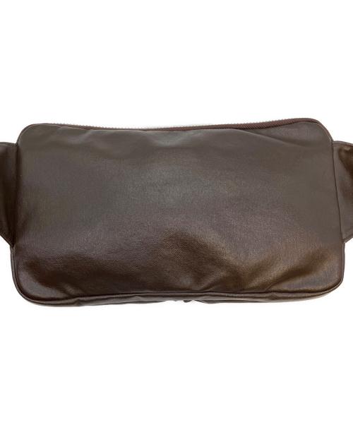 PORTER（ポーター）PORTER (ポーター) フリースタイル　ウエストバッグ ブラウンの古着・服飾アイテム